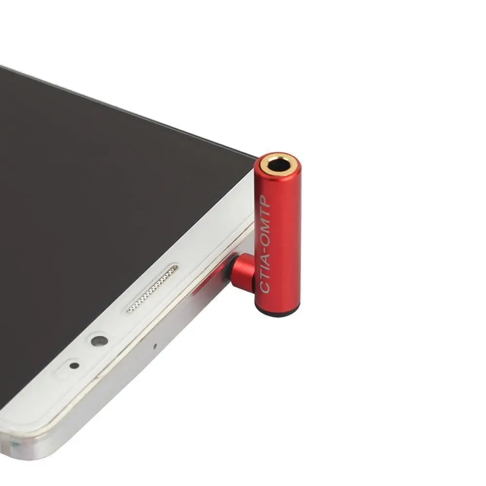 3.5mm Audio Right Angle 90 degree Adapter Connector Male to Female CTIA to OMTP Or  OMTP TO CTIA Converter