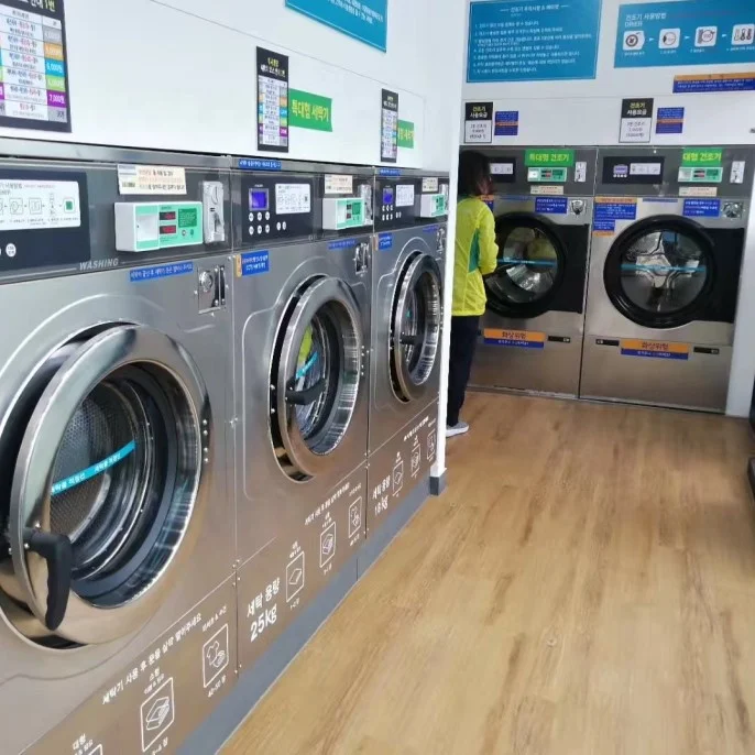 
15kg Full automatic coin operated washer extractor 