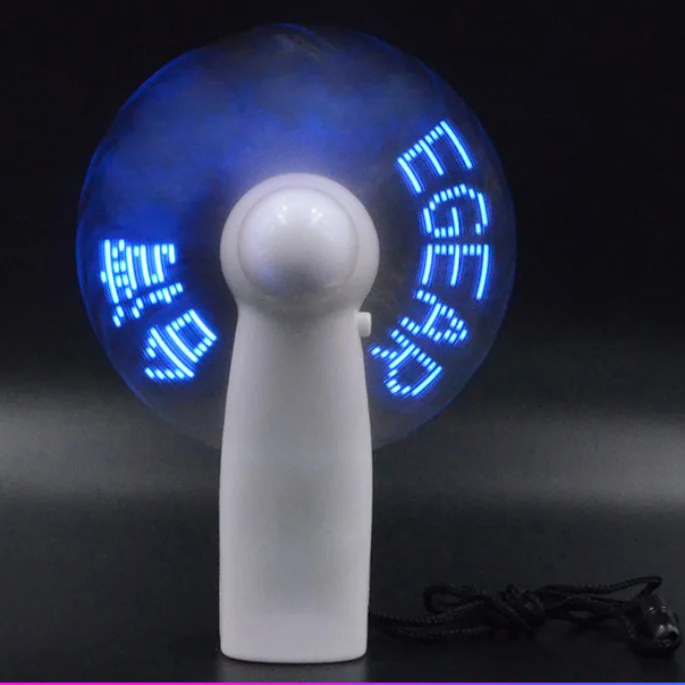 hot sale portable propeller fan led clock