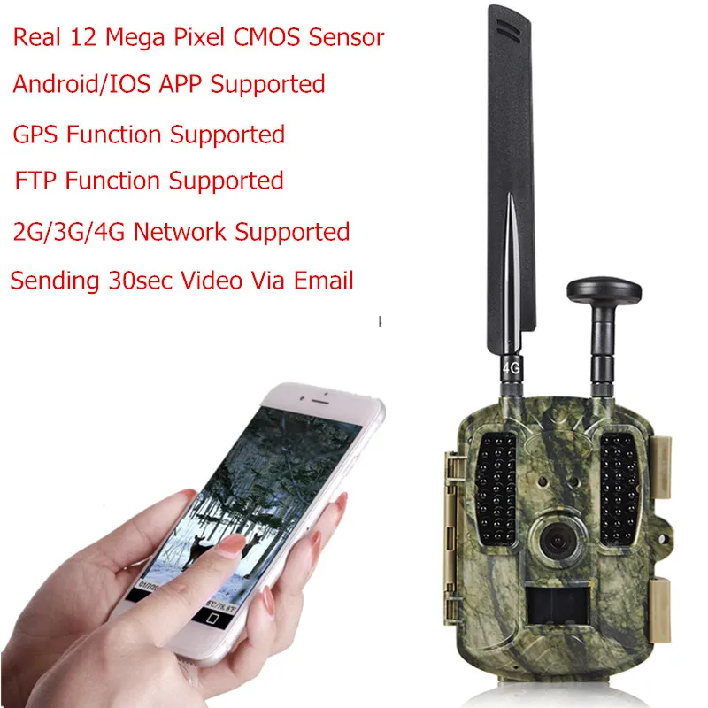 Камера видеонаблюдения BL480LP, инфракрасная камера безопасности с функцией ночного видения, 4g, для наблюдения за дикой природой, FTP/MMS/SMTP/GSM/LTE