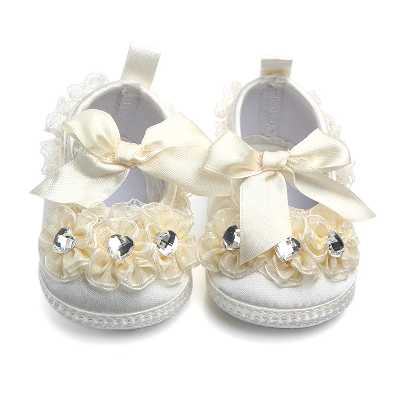 New arrival high quality princess baby christening shoes
