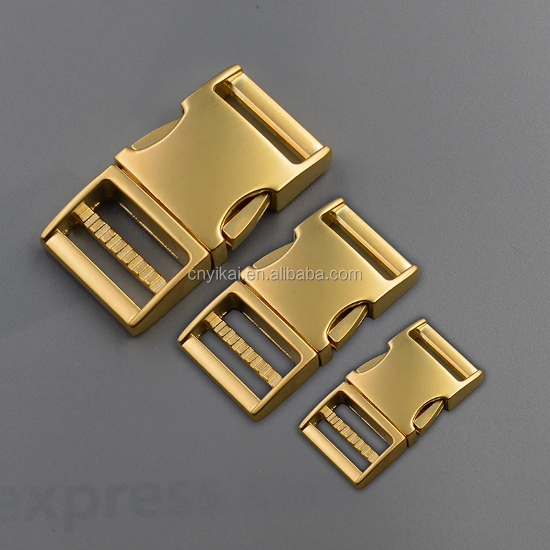 Light aluminum side release lightweight buckles for bag accessories