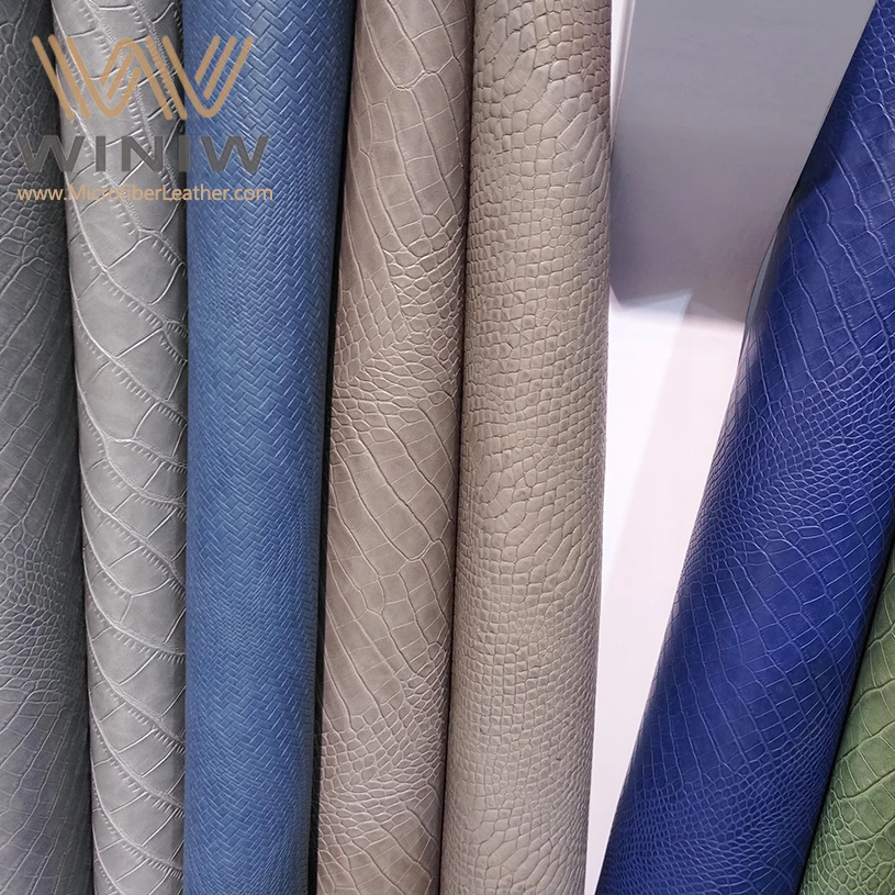 Embossed Faux Leather Fabric  Embossed Crocodile Leather