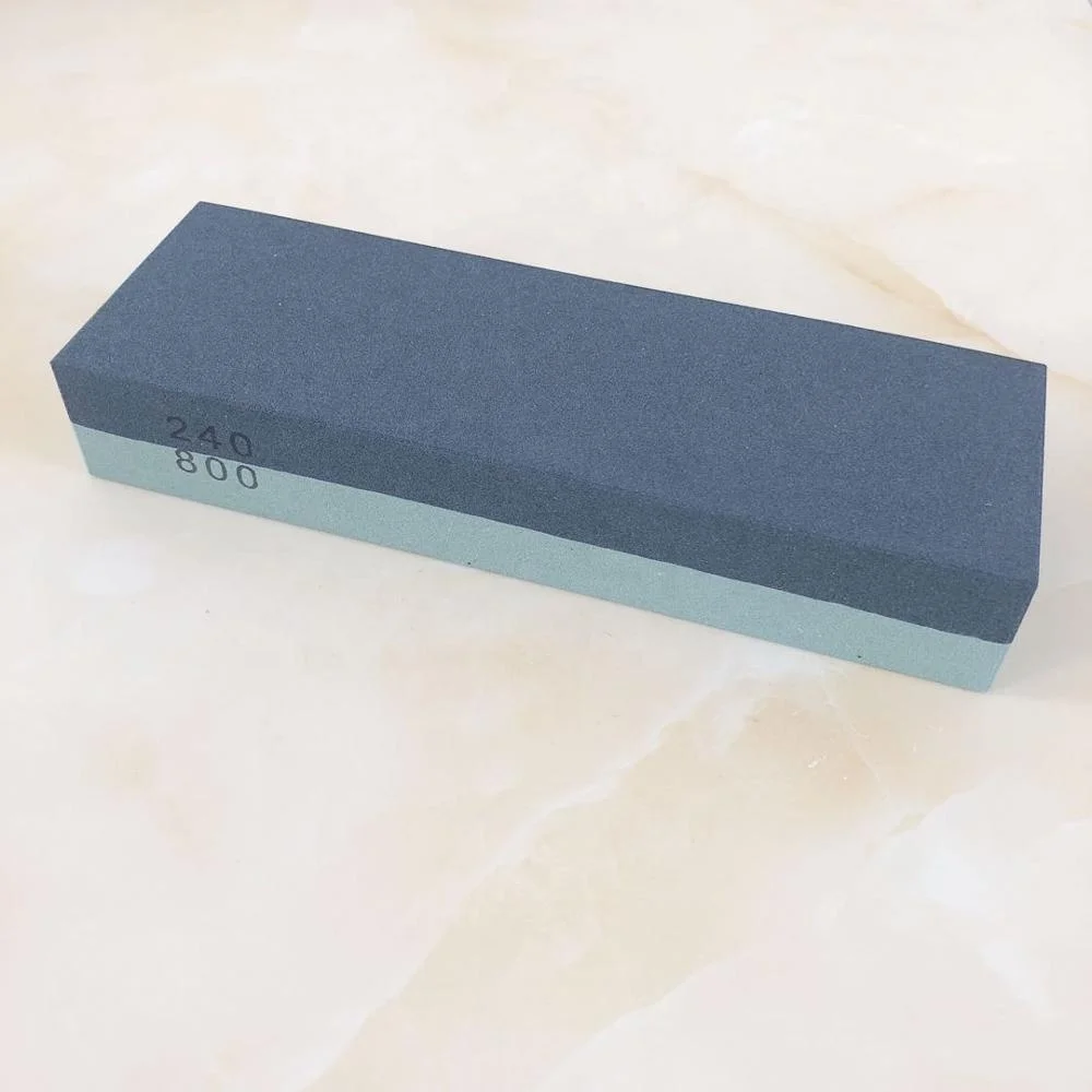 
Double-sided knife sharpening grinding oil stone#240-800 green 