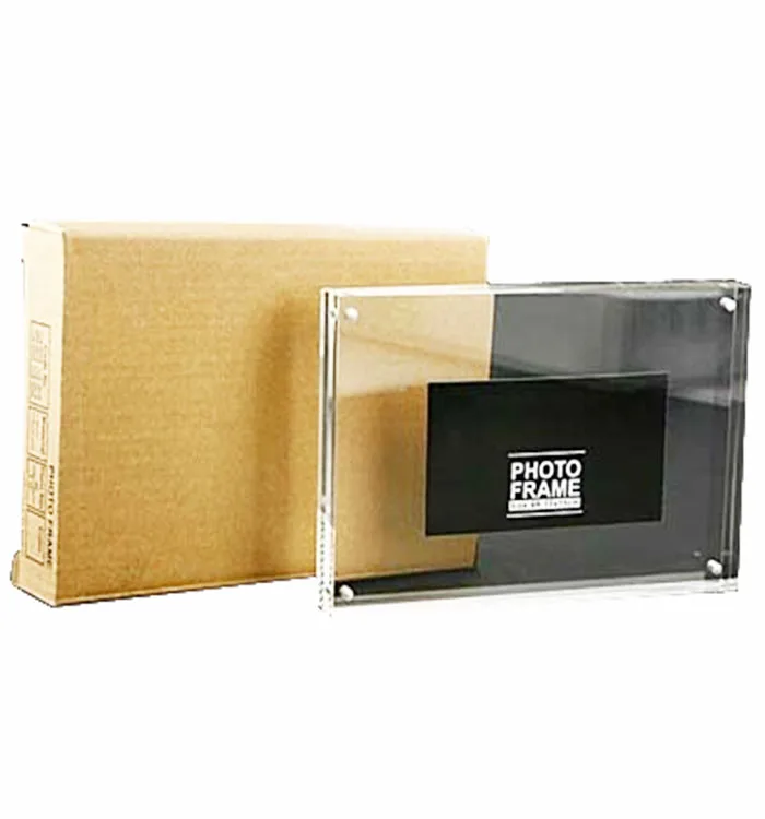 Transparent Acrylic Photo Frame Picture Frame With Magnet-(Thickness:8mm+8mm)