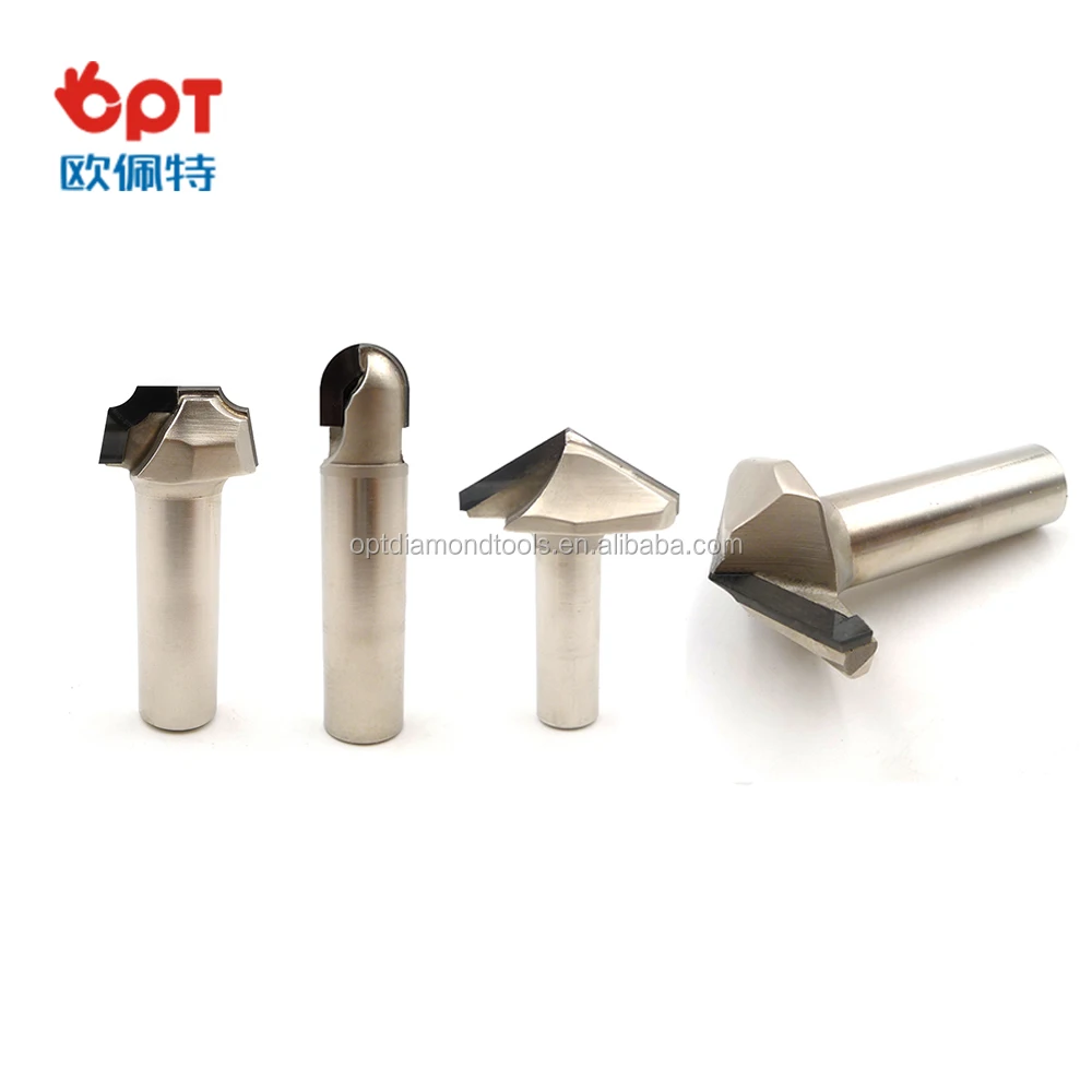 Diamond woodworking tools PCD router bits