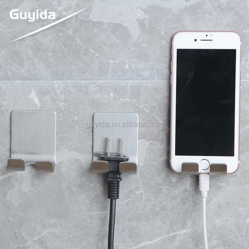 
Free sample SS 304 adhesive office leather desktop desk travel cable organizer 