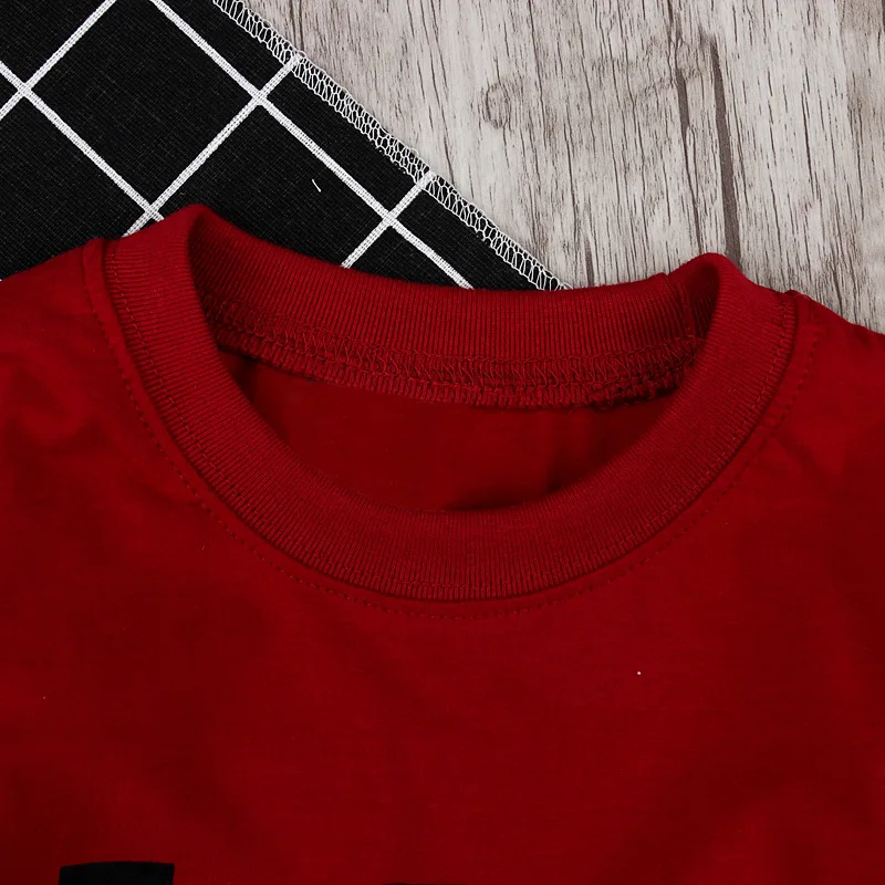 HOT SALE Baby Girls Christmas Suit Two-piece Printing Leisure Wear