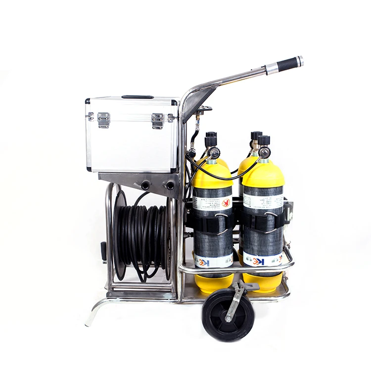 Movable Trolley Air Supplying Respirator For Airline Marine Equipment