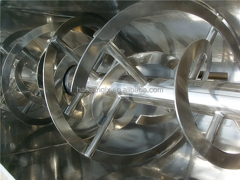 easy emptying and cleaning horizontal type powder mixer machine