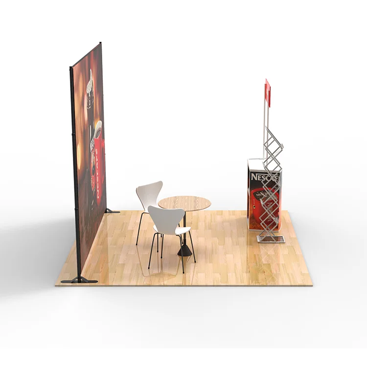 Portable adjustable modern design 10x10 3x3 size exhibition trade show booth display
