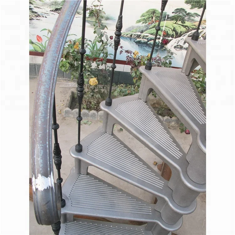 Cast Iron Spiral Stairs Design Indoor Snail Iron Stairs