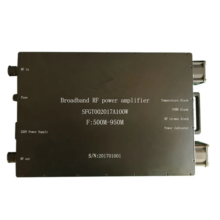 Long range audio video signal boosting wireless radio power amplifier