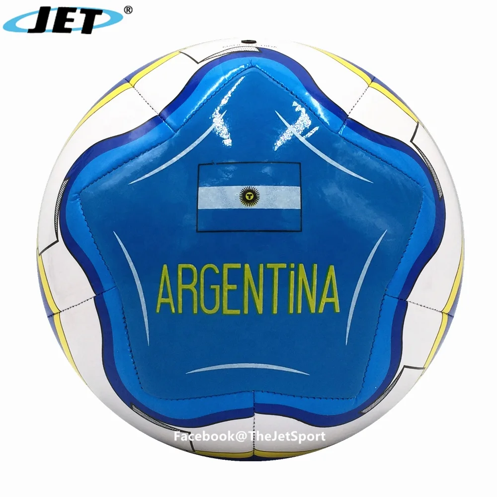 PU Skins Footballs Customized Different Countries Name on Soccer Ball