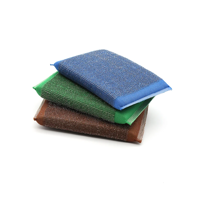 Low price stainless steel scouring pads without handle