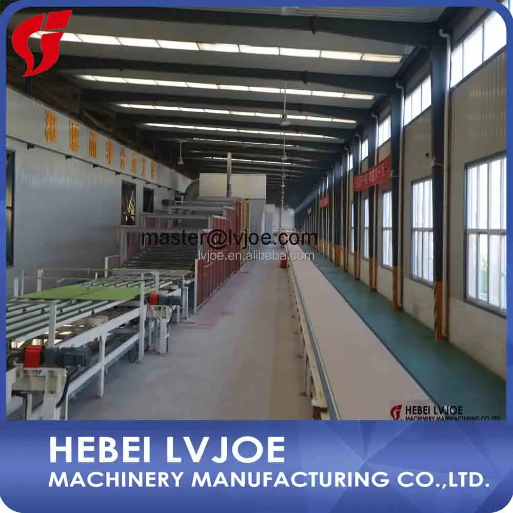 advanced turnkey solution for plasterboard machine drywall machine