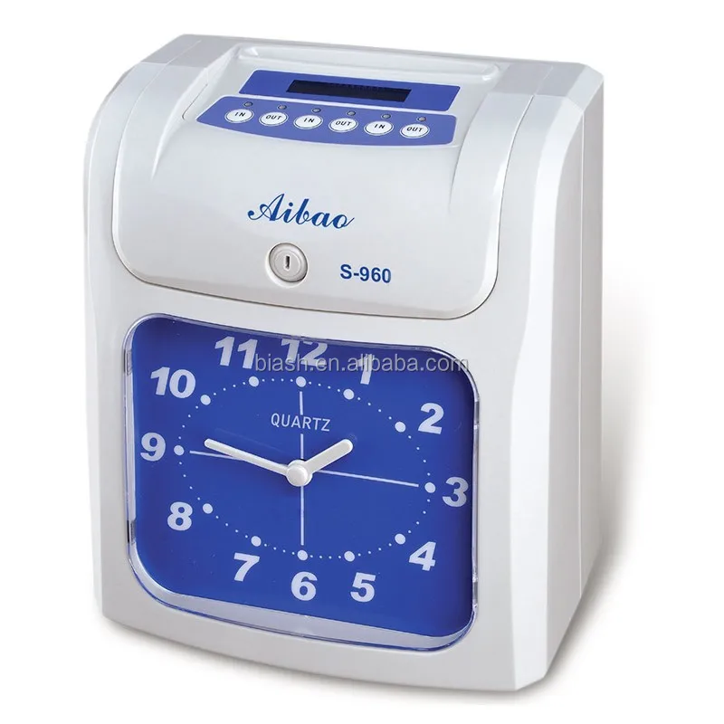 biometric time attendance time keeping machine S-960P