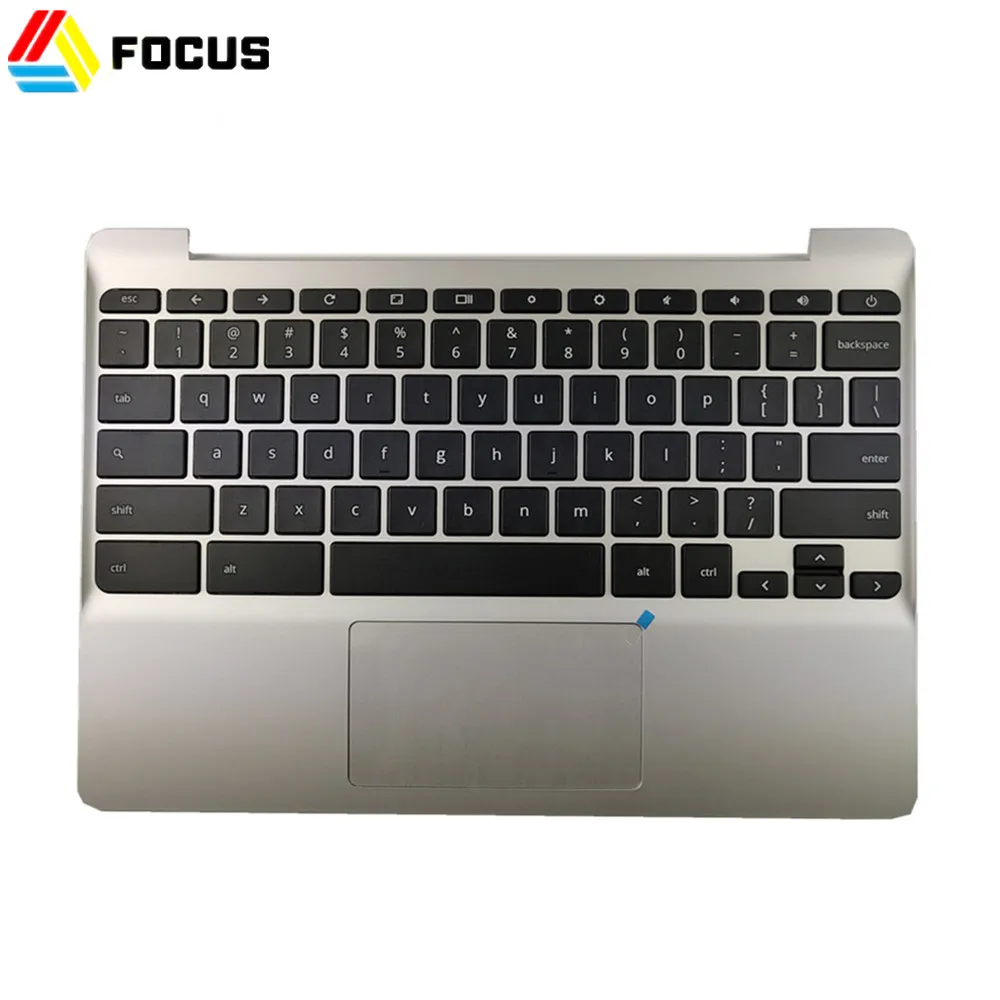 Best Selling New Silver Palmrest for HP Chromebook 11 G5 Laptop Upper Case with Keyboard Touchpad PN 900818-001 855623-001