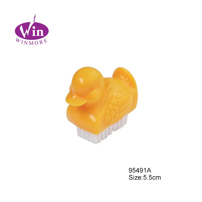 animal shaped plastic nail brush cleaning nail brush