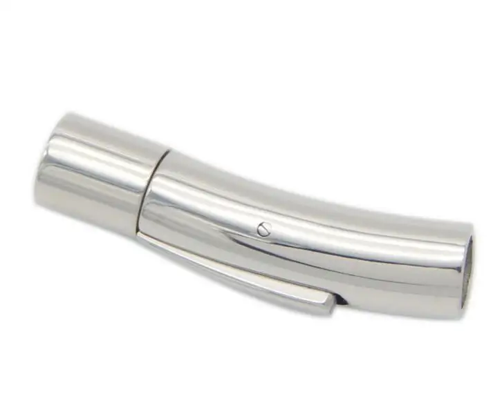 5 mm Stainless Steel bayonet clasp metal spring bracelet clasps making jewelry MC92101