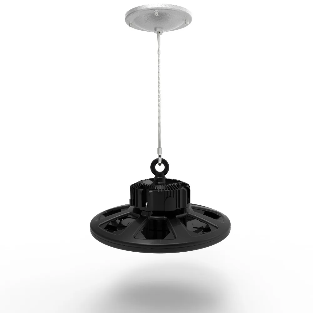 2018 Free sample CE/RoHS DLC UL certified led industrial high bay lighting IP65 100w 150w 200w ufo led high bay light