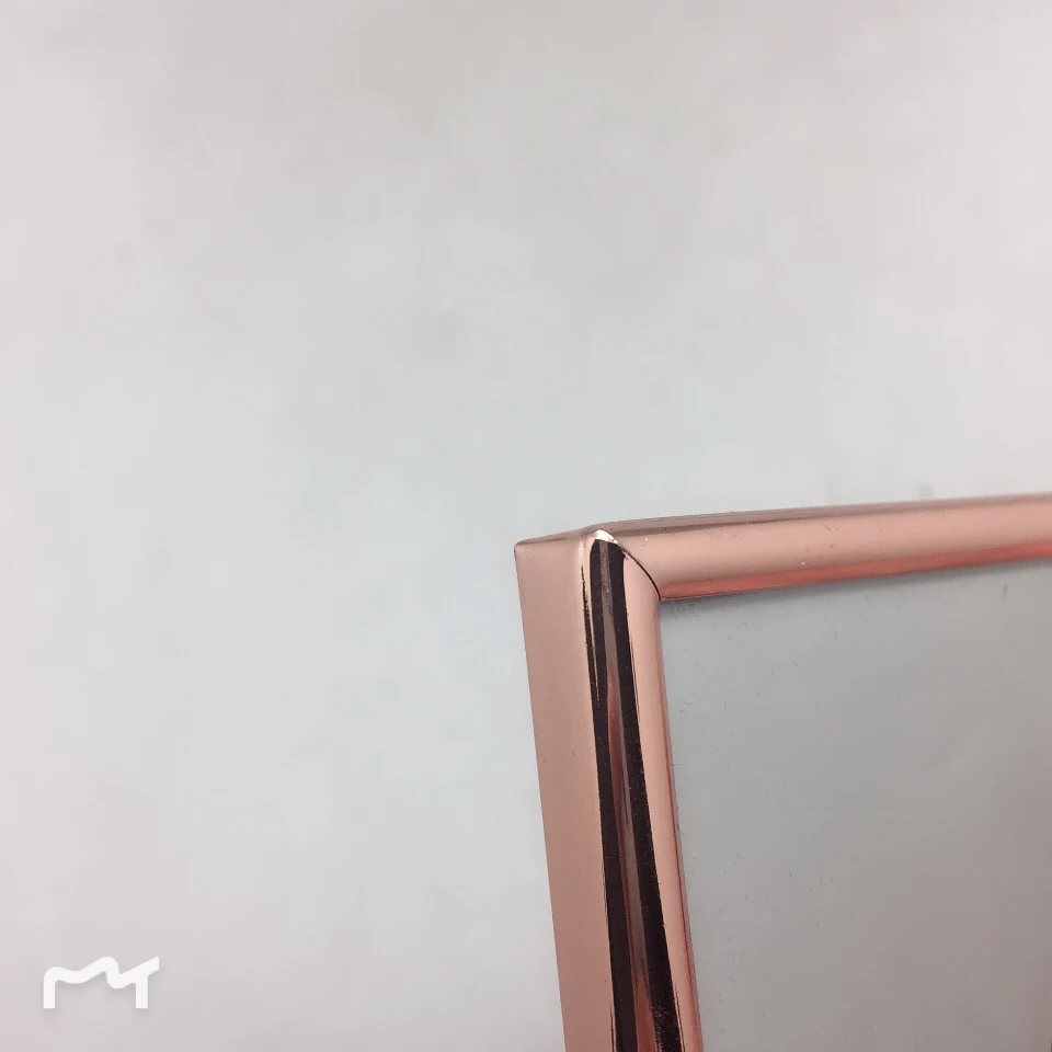 metal rose gold  picture frame  in custom sizes