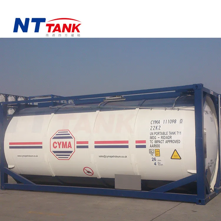 10900L ISO full frame collar transport portable tank container