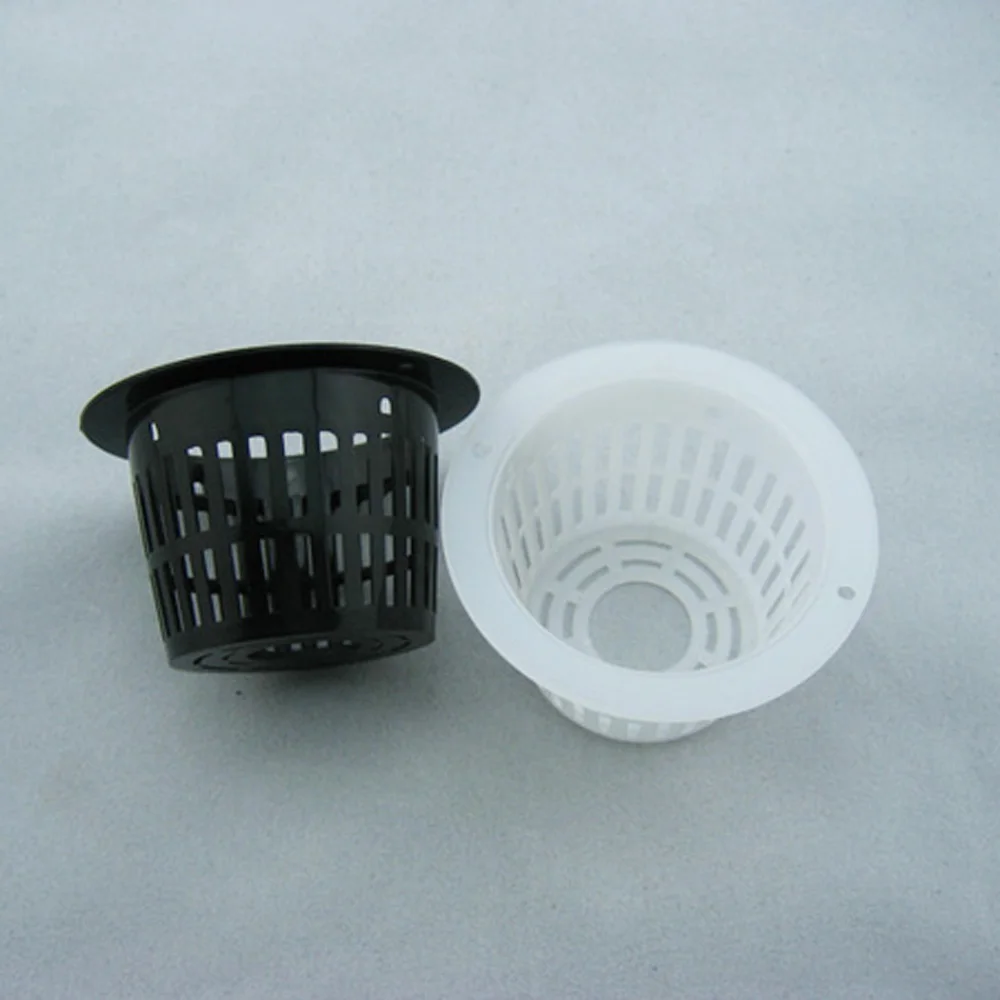 Good Quality Hydroponics Growing Slotted Mesh Plastic Net Pot