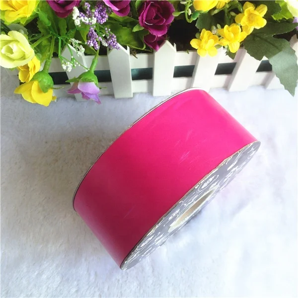 Merry Christmas 50mm Florist Satin ribbon Poly Plastic Ribbon