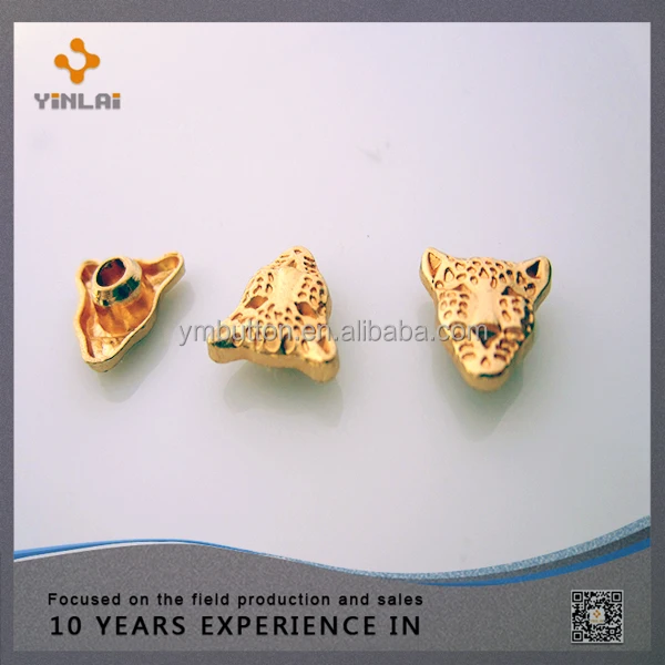 Leopard shape jeans rivet metal bag accessories