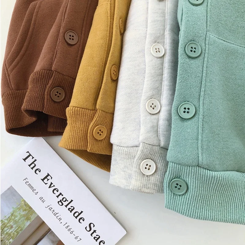 
New Arrival Long-sleeve Hooded Cardigan Baby Hoodie 