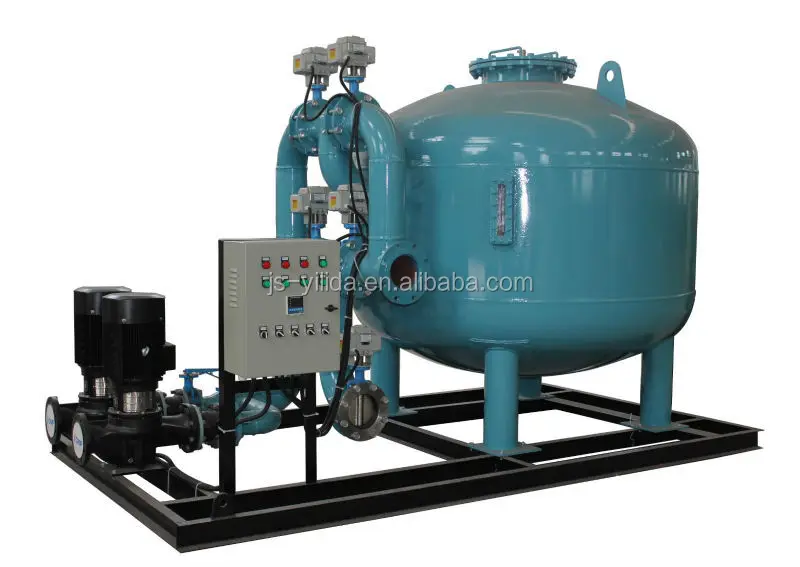 Compact structure booster type automatic shallow sand filter, sand filter tank