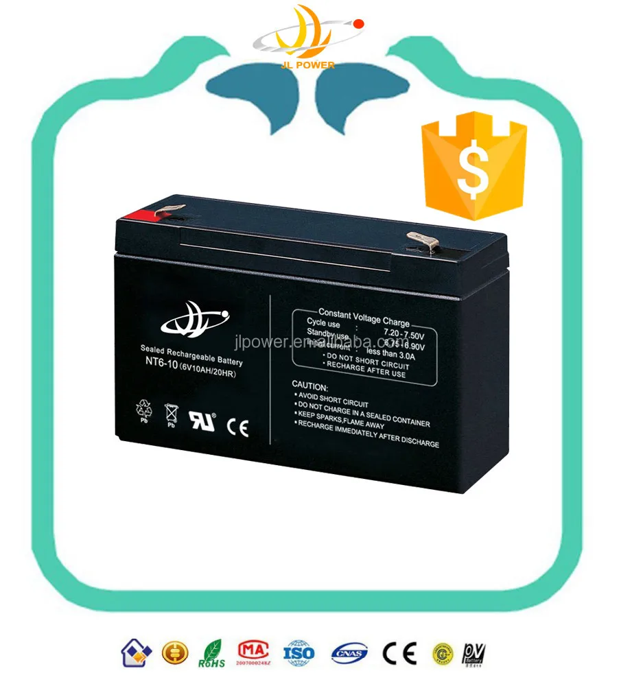 
6v 12ah 20hr battery, alarm system home battery 6v 12ah lead acid rechargeable battery. 