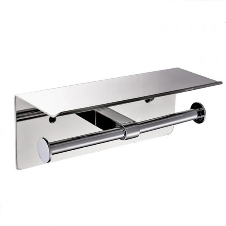 
Wall mount under cabinet double frog funny tear kitchen bathroom tissue standing stainless steel towel roll toilet paper holder 