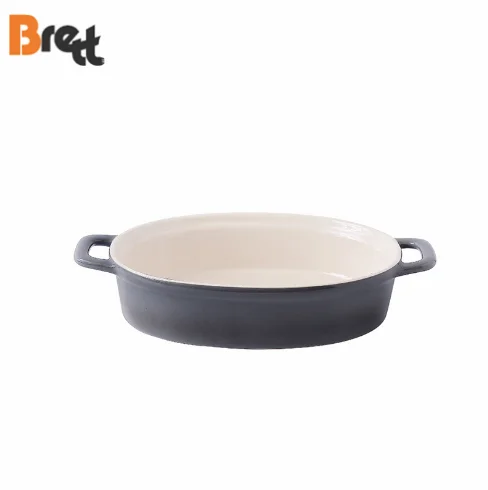 Столовая посуда из Гуанчжоу, жаростойкая серо-фарфоровая суповая посуда с крышкой