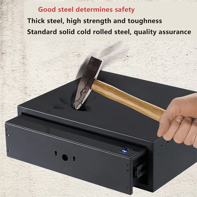 
Factory supply office desk accessories new password fingerprint open drawer smart drawer 