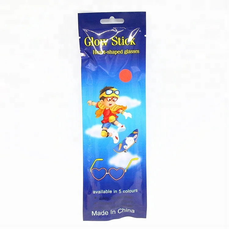 Multi Color Glow Fluorescence heart shape Glasses LED Light Luminous Sticks Neon Xmas Halloween Party Flashing Novelty Toy