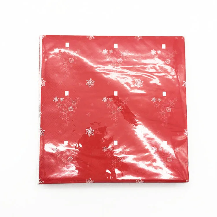 OEM Red Sanitary Napkin Paper Printed tissue
