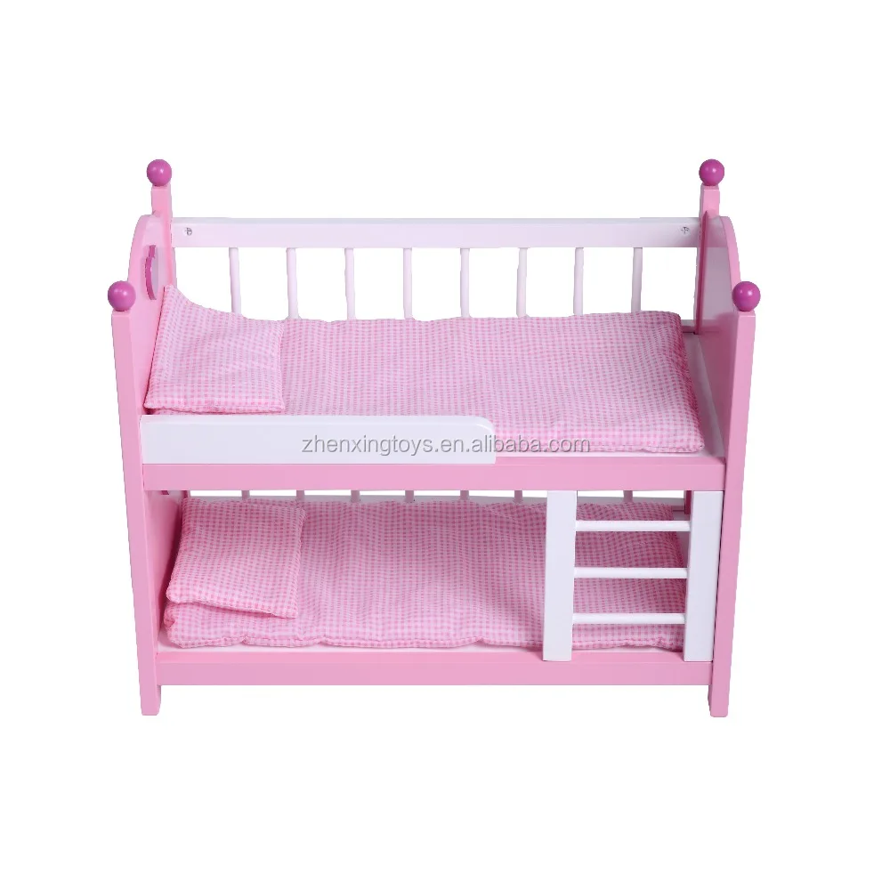 
Hot sales new design star wooden baby doll bed 