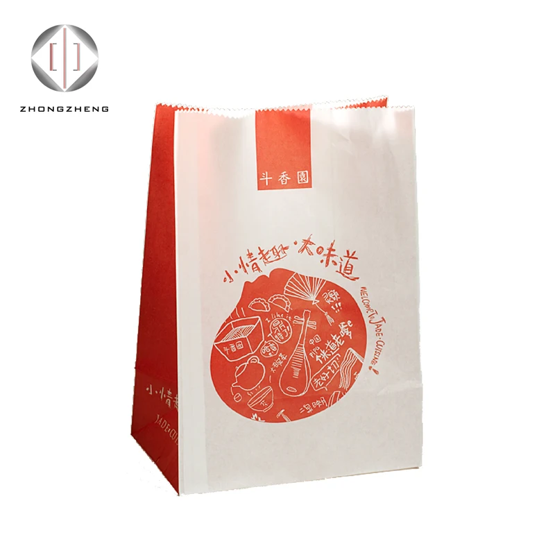Kraft Bakery Bread Talking Paper Bag Popular Printed Side Gusset Recycled White Bread Packaging Confectionery Packaging Demand
