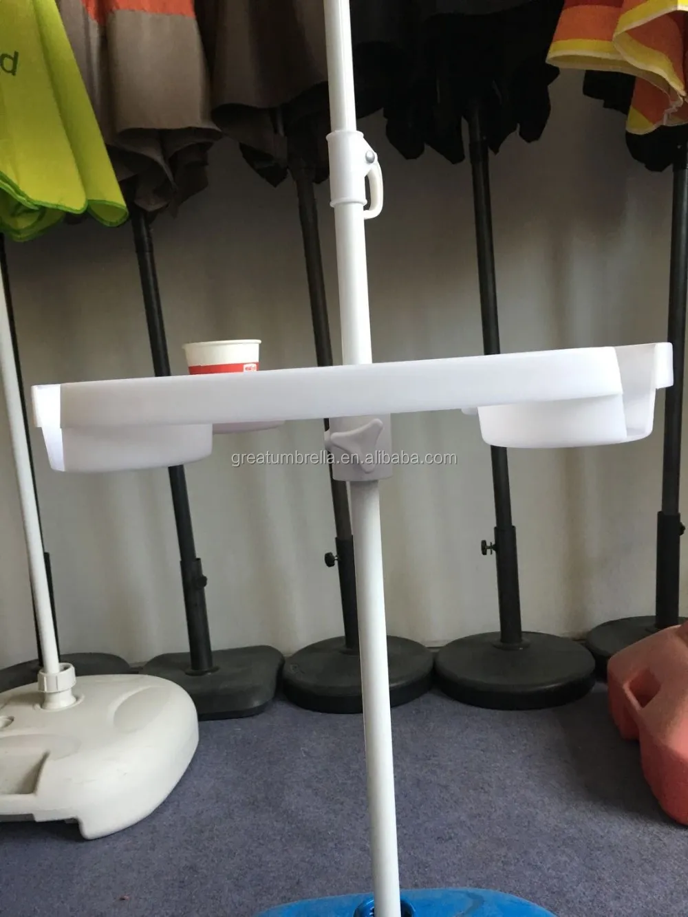 Drink holder Folding Portable Plastic Beach Umbrella Table