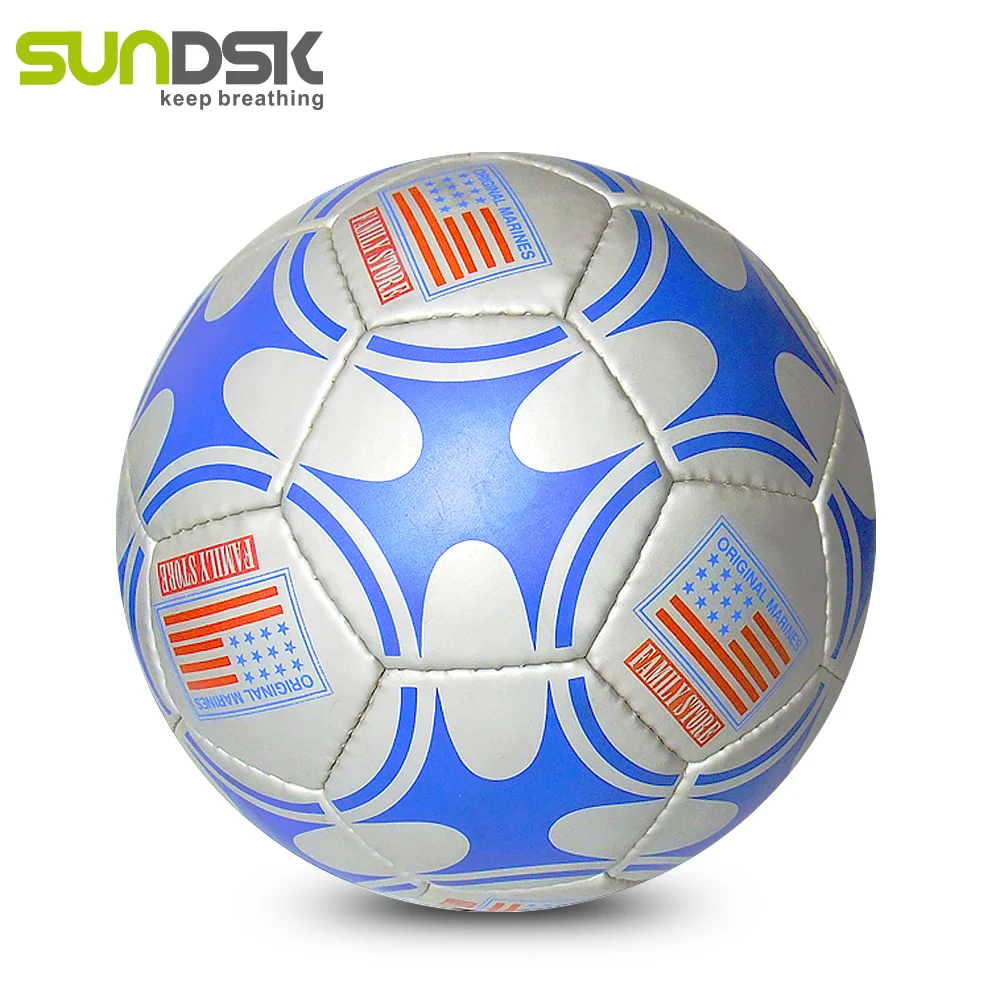 Высококачественный сшитый вручную футбольный мяч из искусственной кожи размер 5