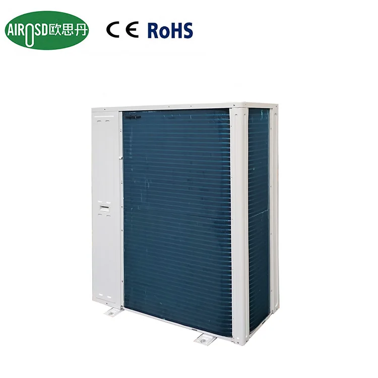 Heating/cooling family hotel school ground source heat pump with dc inverter