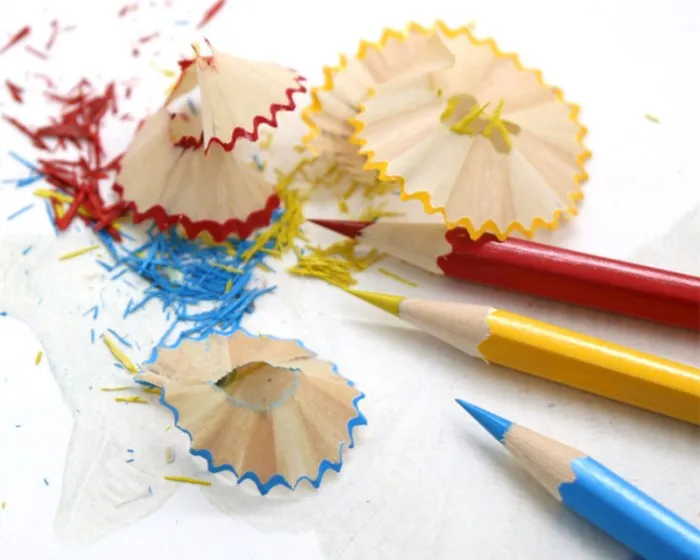 Office School Supplies Paper Barrel Packing 24 Colored Pencils Tube Student Drawing Pencil Hexagonal OEM Plastic & Fine Art