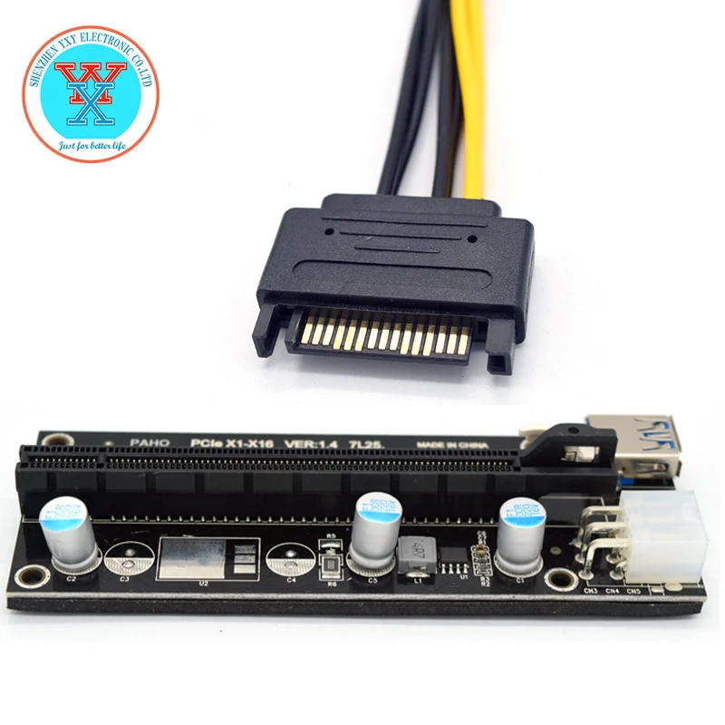 X1-X16 VER 1.4 7L25 USB 3.0 pci-e pci конвертер карты