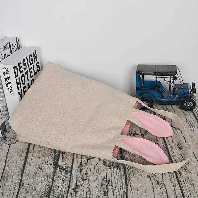 Cute wholesale fashion holiday gift easter bunny tote bag