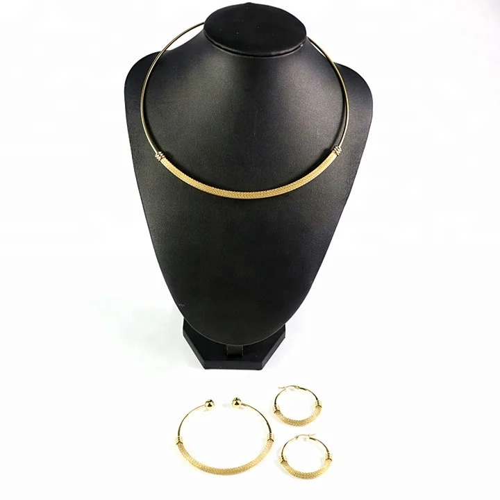 China Stainless Steel Jewelry Supplier hot selling 2018 new design stainless steel jewelry set wholesale