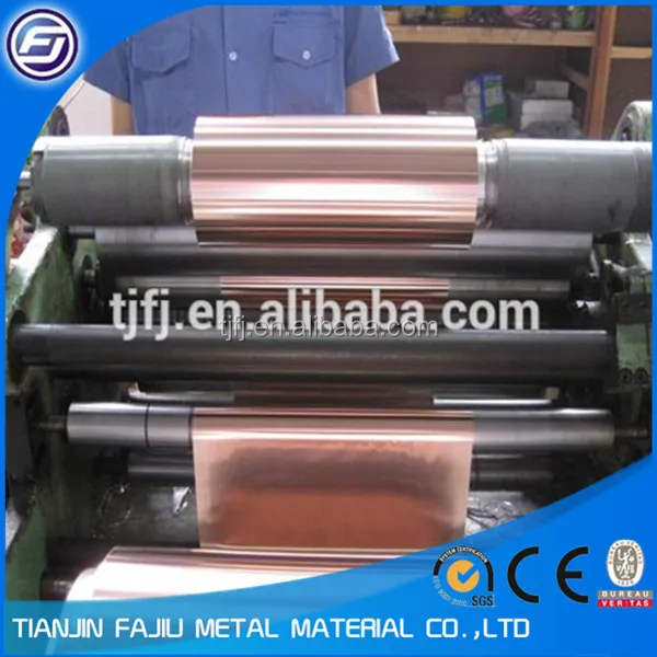 Лист для кровли из тонкой медной фольги