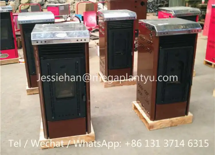 water heater automatic feeding wood pellet stove