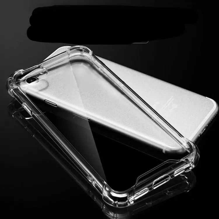 
Multi-color Transparent Case Phone Accessories TPU+Acrylic Cell Mobile Phone Case for iPhone 
